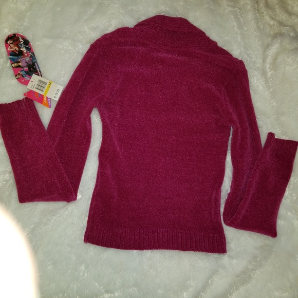 Energie NWT Chenille V-Neck Sweater Size M Juniors - Picture 7 of 8